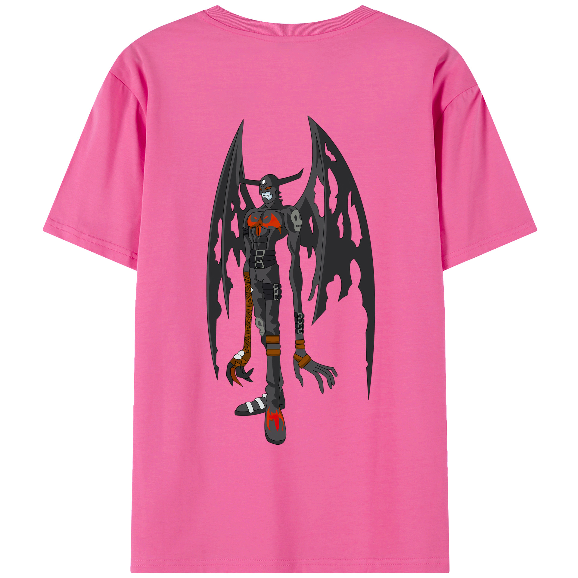 （画像用） Digimon デジタルモンスター/デジモン レディース半袖Tシャツ(バックプリント)